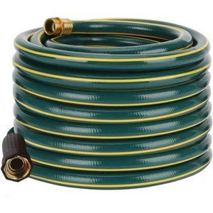 3/4 in. x 100 ft. Garden Hose, Brass Fittings, No Kink, No Leaking, Heavy Duty